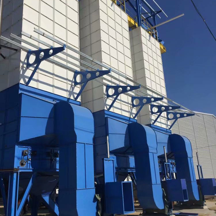 Continuous flow maize corn rice grain dryer machine
